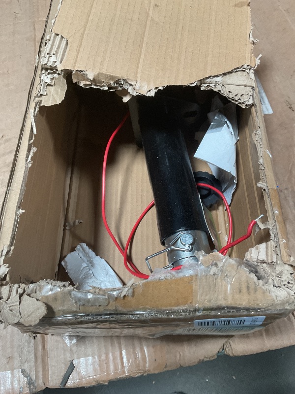 Photo 1 of ***PARTS ONLY***NON FUNCTIONAL***
RVMATE Electric A-Frame Trailer Jack up to 3500-4000lbs Heavy Duty RV Electric Power Tongue Jack with Accessories Manual Crank Handle and Level, 18" Lift, 12V DC and LED Lights, Jack Hammers