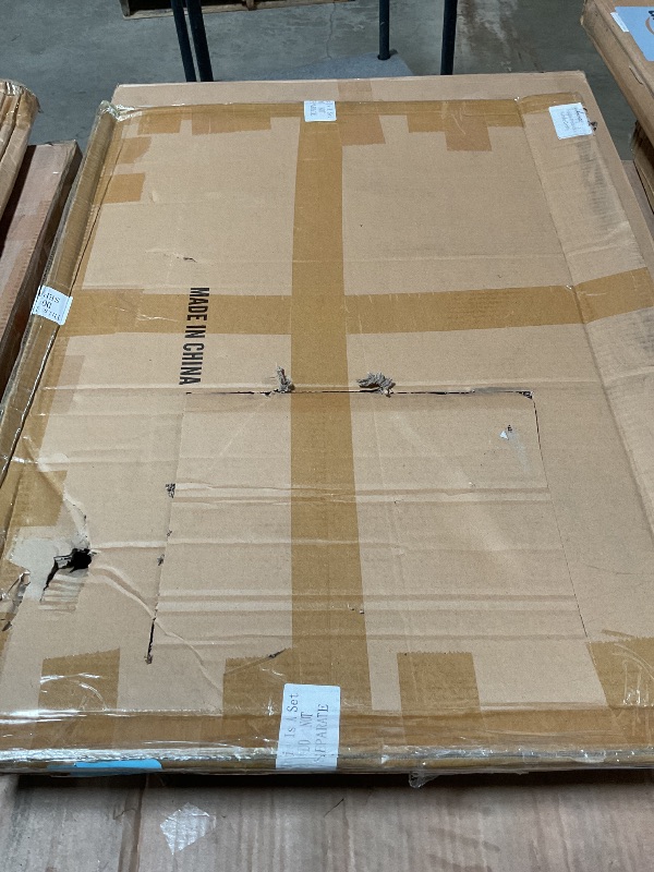 Photo 1 of ***RECOMENDE FOR PARTS/ HAS DAMAGED PIECES*** Pushglossy 6 Pcs Mid Century Wainscot Kit 3D Wall Panels Accent Wall Molding Panel Ready to Assemble Wainscoting Panel for Interior Moulding Decor, Installed with Glue Not Include, 30.7 x 23.6 inch