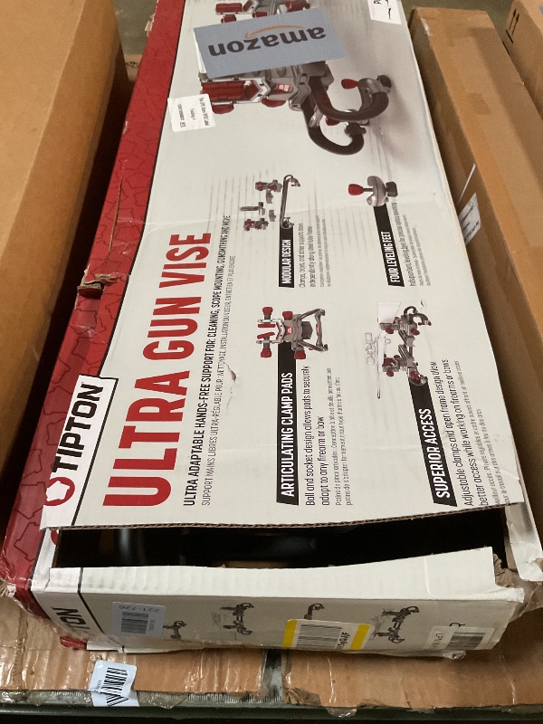 Photo 1 of ***MAJOR DAMAGE/UNKOWN MISSING PARTS***Tipton Ultra Gun Vise with Heavy-Duty, Customizable Design and Non-Marring Material for Cleaning, Gunsmithing and Maintenance