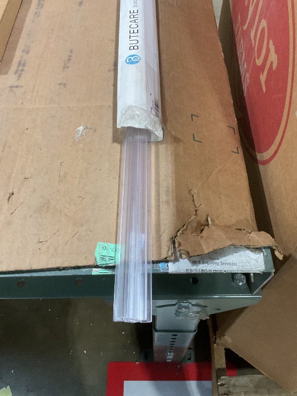 Photo 1 of 2-Pack Butecare Frameless Shower Door Bottom Seal for Glass Doors – Stop Shower Leaks and Create a Water Barrier (3/8” x 39”)