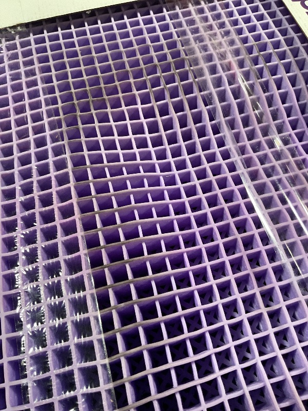 Photo 1 of **DIRT SEEN IN PHOTO**Purple Ultimate Seat Cushion | Pressure Reducing Grid Designed for Ultimate Comfort | Designed for Gaming | Made in The USA