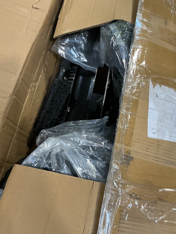 Photo 1 of ***FOR PARTS/ MISSING ASSEMBLY PIECES*** Cinnvoice 29" Snow Pusher Shovel with Wheels, Heavy Duty Adjustable Angle Metal Rolling Wheeled Snow Pusher Removal, Plow Shovel on Wheels for Driveway, Sideway, Walkway, Yard, Garage, Snowy Ways