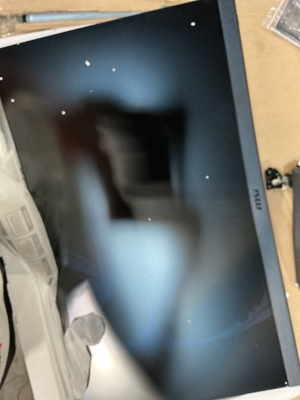 Photo 1 of ***FOR PARTS ONLY DISPLAY IS DAMAGED*** msi G274, 27" Gaming Monitor, 1920 x 1080 (FHD), IPS, 1ms, 170Hz, G-SYNC Compatible, HDMI, Displayport, Tilt