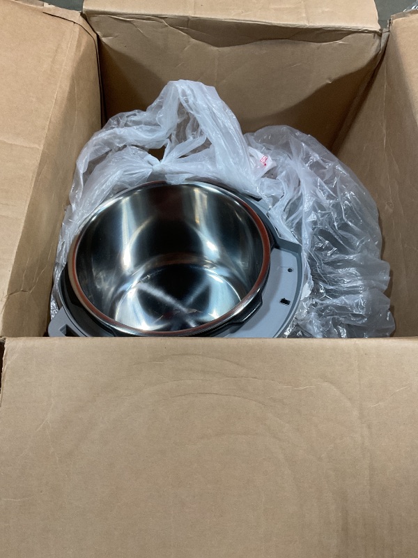 Photo 1 of ***HAS DAMAGES/ POSSIBLY FOR PARTS*** Instant Pot, 8-Quart Whisper Quiet 9-in-1 Electric Pressure Cooker, Slow Rice Cooker, Steamer, Sauté, Yogurt Maker, Warmer & Sterilizer, App With Over 800 Recipes, Stainless Steel, Duo Plus