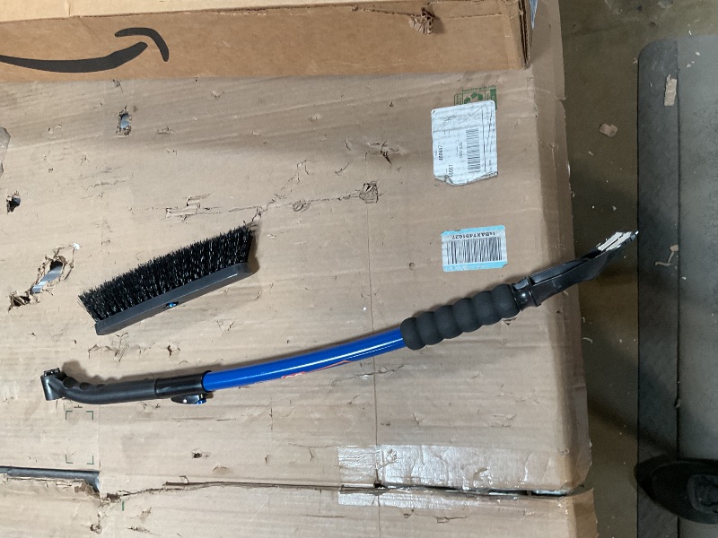 Photo 1 of **BROKEN*5SubZero 14039 50" Crossover Super Duty Extendable Snowbroom with Pivoting Head and Integrated Ice Scraper , Black/Blue
