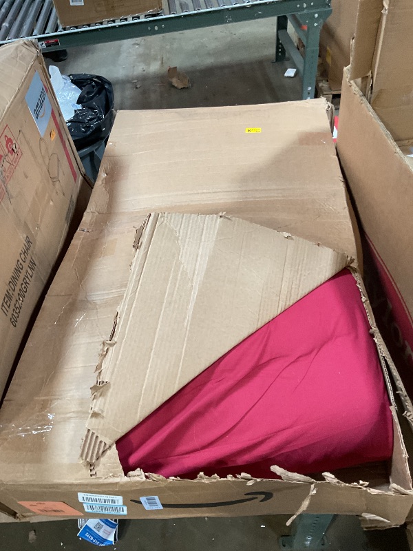 Photo 1 of **PET HAIR ON FUTON MATRESS**MAXYOYO Japanese Floor Mattress Futon Mattress, Thicken Sleeping Pad Foldable Roll Up Floor Futon for Adults Tatami Mat Dormitory Lounger, Burgundy, Full Size