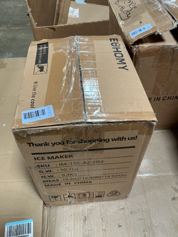 Photo 1 of ***USED***EUHOMY Nugget Ice Makers Countertop, Pebble Ice Maker Machine with 34lbs/24H Soft Ice, Self-Cleaning Sonic Ice Maker with Ice Scoop&Basket, Pellet Ice Maker for Home/Kitchen/Office(Stainless Steels)