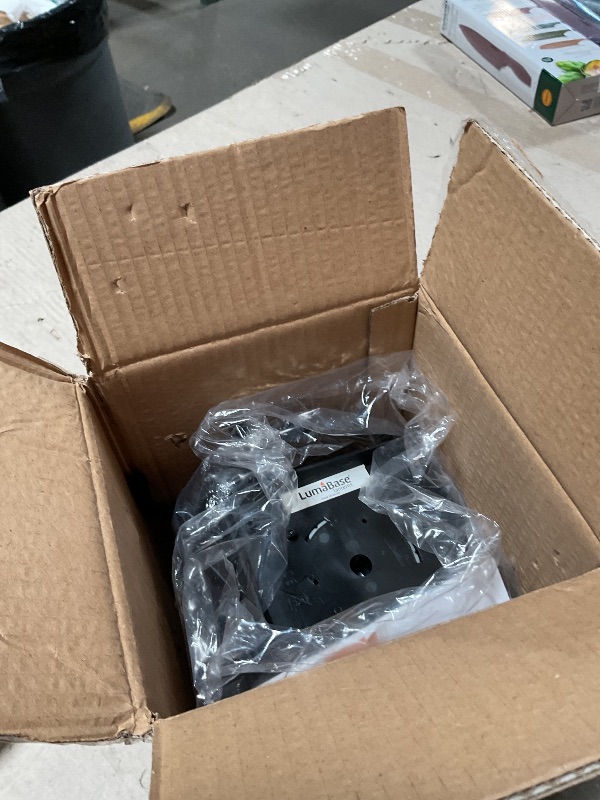 Photo 1 of ***PARTS ONLY***NON FUNCTIONAL***
LumaBase Solar Lantern with Shepherd's Hook - Black