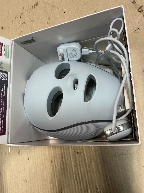 Photo 1 of ***USED***Shark CryoGlow LED Face Mask with Under-Eye Cooling, Anti-Ageing & Blemish Repair, Red & Blue LED, Infrared Light Therapy, USB-C, Remote Control, Storage Bag, Blue Frost, FW312