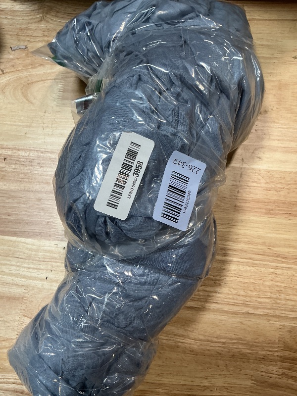 Photo 1 of 10 Pack Dusty Blue Cheesecloth Table Runner 17x108 Inch Boho Gauze Cheese Cloth Table Runners for Wedding Party Baby Shower Birthday Home Decor