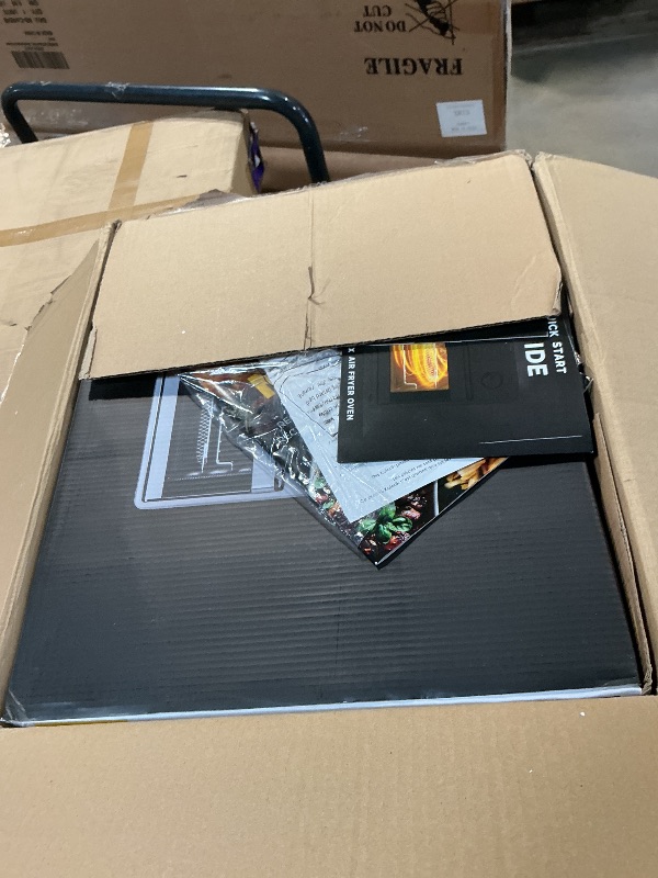 Photo 1 of ***FOR PARTS ONLY / BROKEN (ELETRICAL COMPONENT THAT GIVES POWER DAMAGED) / HEAVILY USED***Kalorik MAXX 16 Quart Digital Air Fryer Oven, in Stainless Steel (AFO 47797 SS)