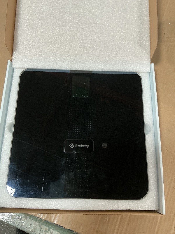 Photo 1 of ***CONNECTION ISSUE***
Etekcity FSA&HSA Eligible Smart Scale for Body Weight Fat, Digital Weighing Machine for Accurate BMI Muscle Mass Composition, Apple Health Compatible Fitness Equipment,TFT,?Tempered Glass,Black