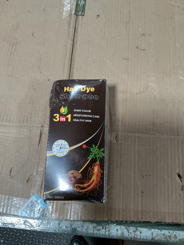 Photo 1 of ** FACTORY SEAL/ BOX DAMAGED ** YOURTONE Light Brown Hair Dye Shampoo 3 in 1, Hair Color Shampoo for Gray Hair Coverage for Women Men, Herbal Formula, Lasts up to 30 Days (16.9 Fl Oz)