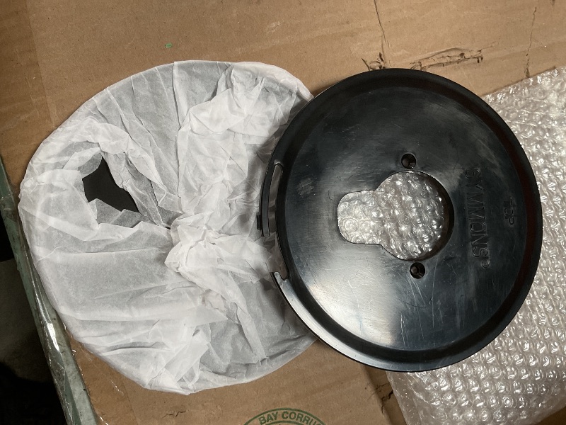 Photo 1 of **BROKEN PIECE SEEN IN PHOTO**Symmons Elm Single Handle Shower Valve Trim Kit in Matte Black (Valve Not Included) - S5590MBTRM