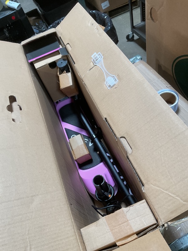 Photo 1 of ***FOR PARTS / DOESNT CHARGE*** Aero iSporter Kids Electric Scooter | Hand Accelerator & LED Lights | Electric Scooters for Boys Girls Ages 8-12 | Rubber Deck Mat, Battery Indicator & Adjustable Heights