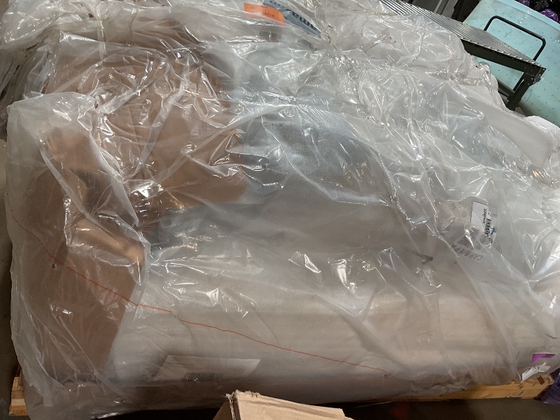 Photo 1 of ** DIRT FROM TRANSPORT**Signature Design by Ashley Monaghan Vintage Loveseat with Accent Pillows, Reversible Cushions and Rolled Arms, Beige