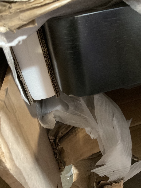 Photo 1 of ** Table top only , missing two boxes. Minor corner damage.Selling for parts.** Meridian Furniture - Belinda Black Dining Table - 741Black-T