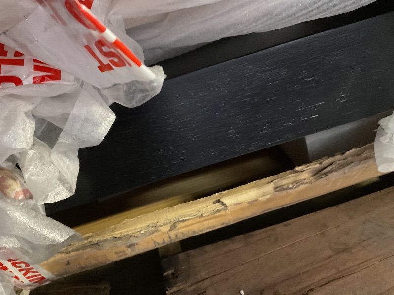Photo 1 of ** Table top only , missing two boxes. Minor corner damage.Selling for parts.** Meridian Furniture - Belinda Black Dining Table - 741Black-T