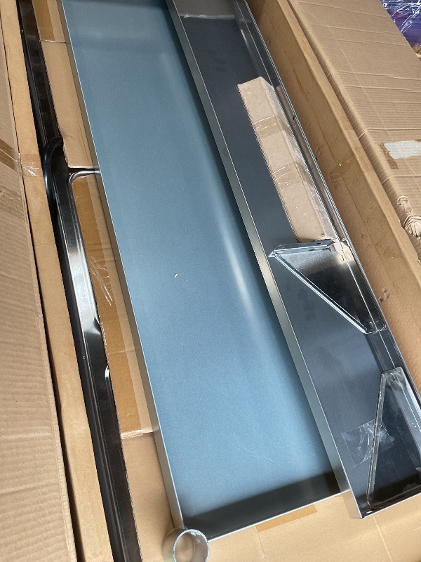 Photo 1 of ** dirt from transport**KoolMore 4-Pan Open Well Commercial Electric Stainless Steel Steam Table Food Warmer for Buffets with Undershelf, Warming Control Knobs, and Front Serving Area [120V] (KM-OWS-4), Silver