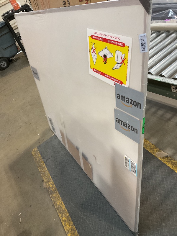Photo 1 of ** puncture damage **VIZ-PRO Large Cork Bulletin Board, 60 X 48 Inches, Wall-Mounted Corkboard with Silver Aluminium Frame for School, Office, and Home 5' X 4'