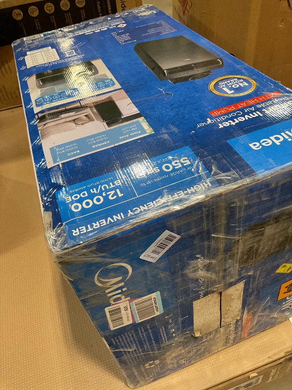 View 2 of **DIRT**Midea Duo 14,000 BTU (12,000 BTU SACC) High Efficiency Inverter Ultra Quiet Portable Air Conditioner, with Heat up to 550 Sq. Ft., Works with Alexa/Google Assistant, with Remote Control & Window Kit