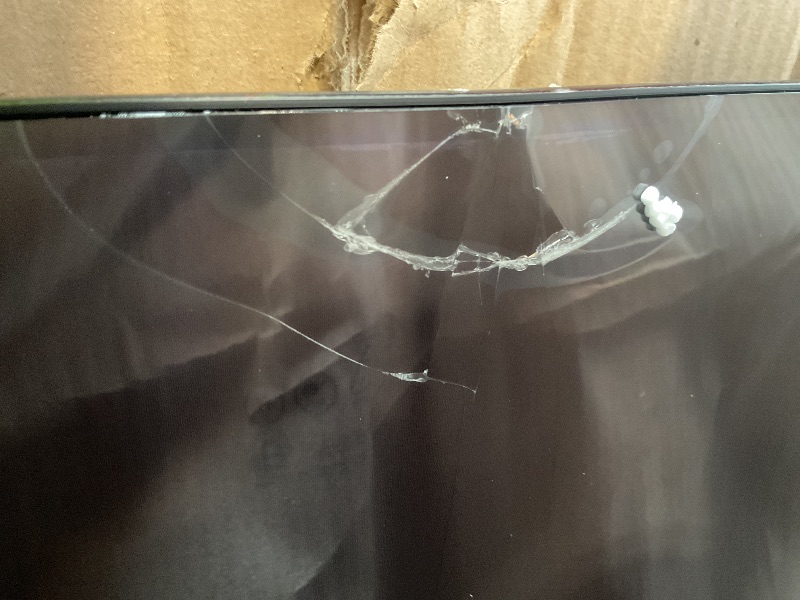 Photo 1 of ** MAJOR DAMAGE. SELLING FOR PARTS. **Samsung 65-Inch Class OLED S90F 4K Smart TV (2025 Model) NQ4 AI Gen3 Processor, Upscaling Pro, HDR +, Motion Xcelerator 144Hz, Vision, Alexa Built-in