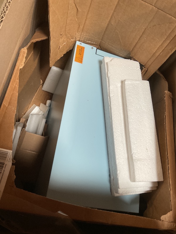 View 3 of ** LEGS ARE BENT ** PYD Life DTF Curing Oven Dryer A3 A4 3 Layers 1450 W 120 V Light Blue 11.8" x 17.7" for DTF Heat Transfer Film Sheets Bulk Curing