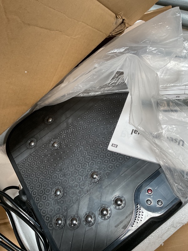Photo 1 of **NON FUNCTIONAL**PARTS ONLY**
Vibration Plate Exercise Machine, Shake Plate, Vibration Plate for Lymphatic Drainage & Weight Loss, 250 Speed Levels, 400 Lbs Capacity Whole Body Vibrating Plate Workout with Fitness Resistance Band