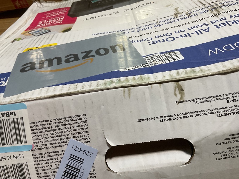 Photo 1 of **DAMAGED BOX **Brother Work Smart 1360 Wireless Color Inkjet All-in-One Printer with Automatic Duplex Printing and 1.8” Color Display | Includes Refresh Subscription Trial(1) (MFC-J1360DW) (Uses LC501 Series Inks)