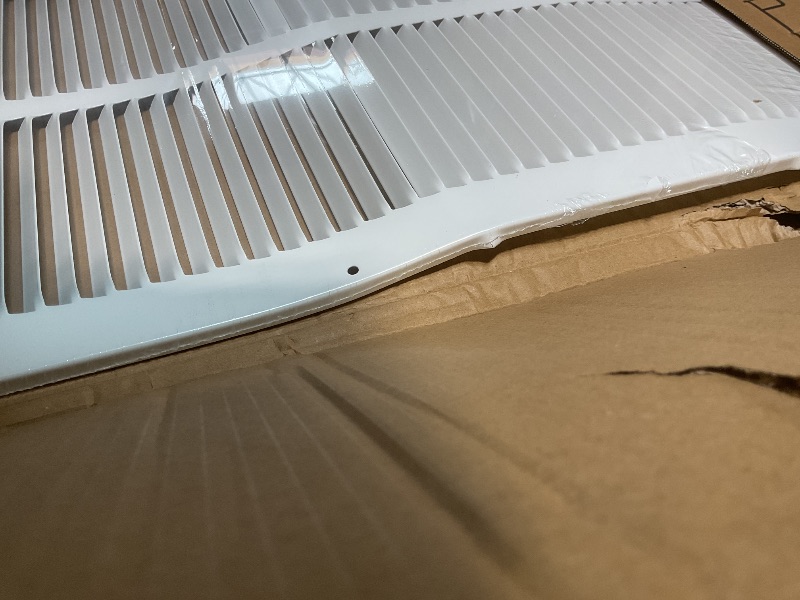 Photo 1 of ** bend damage **Return Air Filter Grille 24x24,Air Return Vent Cover for 24"W x 24"H Duct Opening,Steel HVAC Vent Covers for Wall and Ceiling,Holds 1" Thick AC Filter