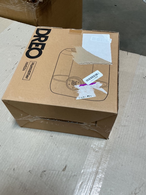View 2 of *** FOR PARTS ONLY/ BROKEN*** DREO Humidifiers for Bedroom, 6L Easy to Fill & Clean, 60H Runtime for Large room, 28 dB Quiet Cool Mist Air Humidifier for Plant, Baby Nursery, Home, Indoor, Night Light, Precise Humidity Control