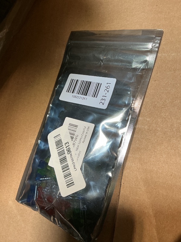 Photo 1 of (120 Pcs) California JOS 5mm LED Light Diodes, LED Circuit Assorted Kit for Science Project Experiment (Multi-Colored - 5 Color)