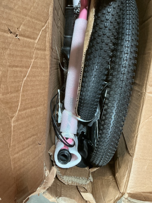 Photo 1 of **FOR PARTS ONLY/ MISSING ASSEMBLY PIECES*** HILAND Bamcbase Womens Mountain Bike, 24 Inch 18 Speeds Hybrid Commuter Bicycle for Adults, Sport Hardtail Trail MTB Pink