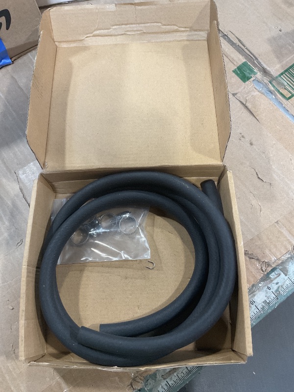 Photo 1 of 2 Pack 27232 11/32 x 36 Inch (85 PSI) Power Brake Vacuum Hose with 4 Pcs Clamps, Brake Booster Vacuum Hose for Passenger Cars and Light Trucks, Power Booster Line Automotive High Temperature Tube