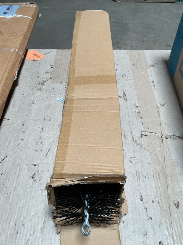 Photo 1 of *** FOR PARTS / MISSING EXTENSION RODS*** 6 Inch Chimney Brush and 24 Ft Fiberglass Chimney Rod Kit for Hearth Fireplace, for Straight Chimney Pipes and Flue Only, 1/4" NPT Fittings