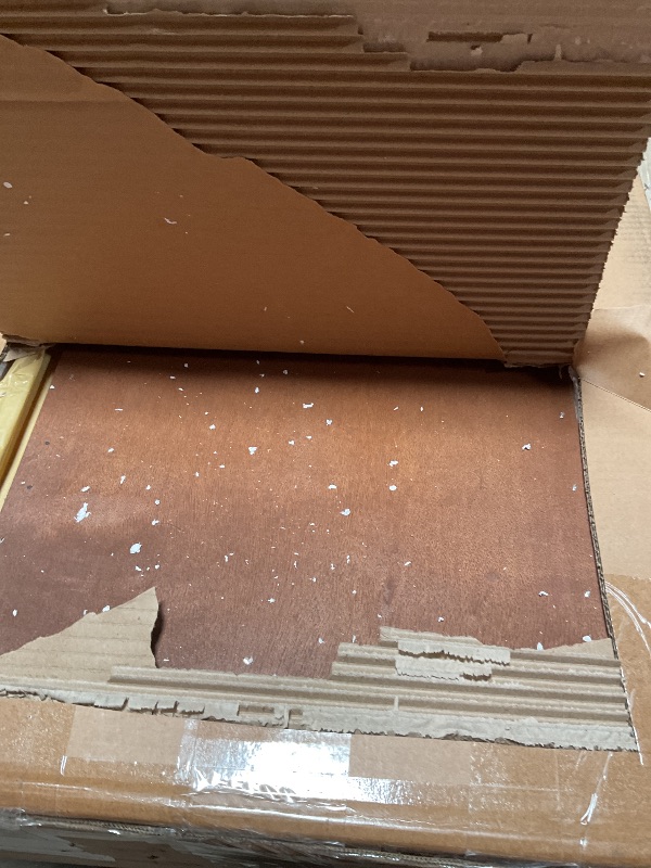 Photo 1 of 2 Story Rabbit Hutch, Indoor Outdoor Bunny Hutch Solid Wood Rabbit Cage with Removable Trays, Waterproof Asphalt Roofs and Ventilation Door, Small Animal House for Rabbit Guinea Pig Ferret, Walnut