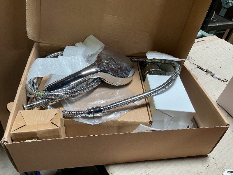 Photo 1 of ***USED***GwernKB Dual Shower Head with Filter Combo,Stainless Steel 10in Rainfall Showerhead with 10in Height Adjustable Slide Bar&3-Way Diverter,Handheld Shower Head with On Off Switch&Adhesive Shower Holder