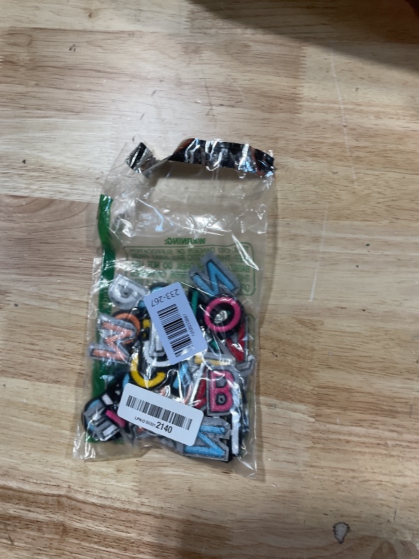 Photo 1 of 104pcs Colorful Iron on Letters Patches, Embroidery Fabric Letters Applique Patch for Clothing, Jackets, Jeans, Hats, Backpacks, Socks