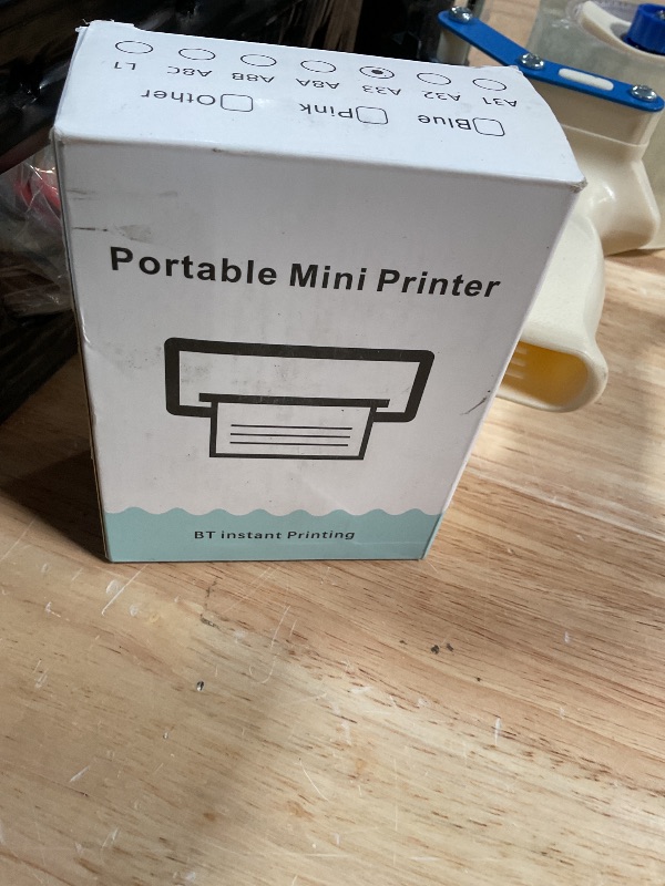 Photo 1 of Portable mini printer