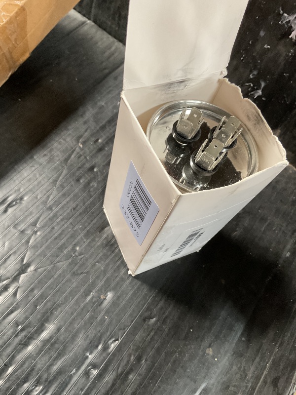 Photo 1 of [UL Listed] BlueStars 40+7.5 uF 40/7.5 MFD ±5% 370/440 VAC Dual Run Start Round AC Capacitor CBB65 CBB65B 50/60Hz 10000AFC - Fit Condenser Straight Cool Heat Pump Air Conditioner Motor