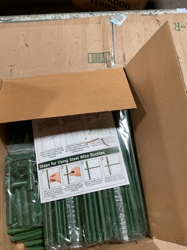 Photo 1 of 2 Pack 65"×48" Cucumber Trellis for Raised Bed, U-Shape Garden Trellis for Climbing Plants Outdoor, Metal Arch Vegetables Trellis, Detachable Cucumber Plant Support for Tomato,Squash