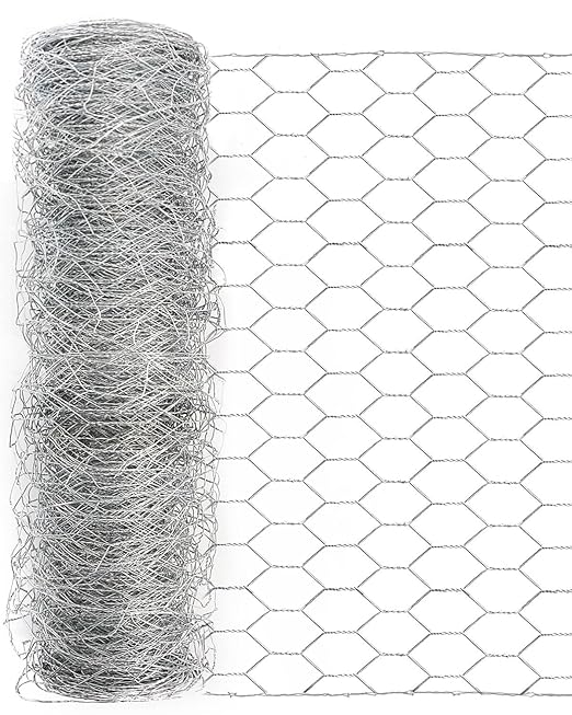 Photo 1 of *** PICTURE FOR REFERENCE ONLY***Garden Poultry Chicken Wire Netting - 72 '' × 25 ' Garden Fence Animal Barrier, Chicken Wire for Crafts, 1 inch Mesh Poultry Netting Fence, Pet/Rabbit/Chicken Wire Fencing