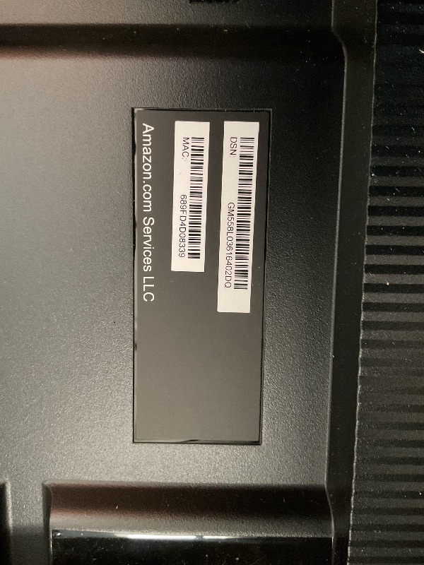 Photo 1 of *** MAJOR DAMAGE, POWER BUTTON***Amazon Ember Artline 65" with Fire TV (newest model), 4K Ultra HD QLED smart TV with free art and photos, anti-glare display, custom frames, Dolby Vision, find shows faster with Alexa+ - Graphite