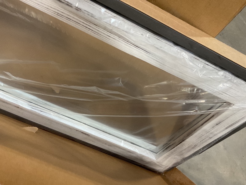 Photo 1 of ***WOOD DAMAGED***
MELOMOIR Rustic Farmhouse Full Length Mirror, 64"x21" Wood Frame Floor Mirror, Free Standing Mirror Leaning Hanging Mirror, Long Mirror for Bedroom Living Room Cloakroom, Weathering White