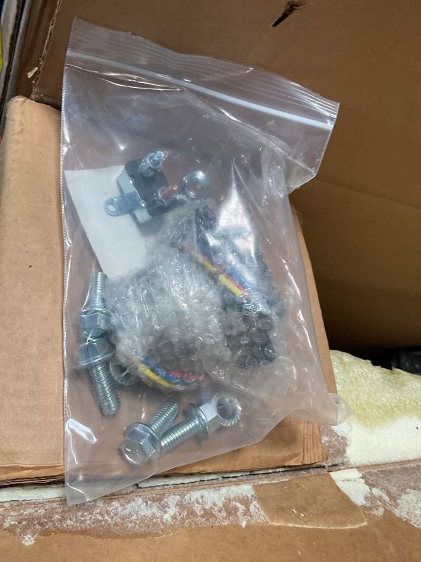 Photo 1 of ***MISSING UNKNOWN PARTS AND HARDWARE***Lippert High-Speed RV Power Stabilizer Jack System with Black IP66 Waterproof Switch Kit, Automatic Adjustment, Powder-Coated Steel Frame, Up to 30" Extension - 2025049967