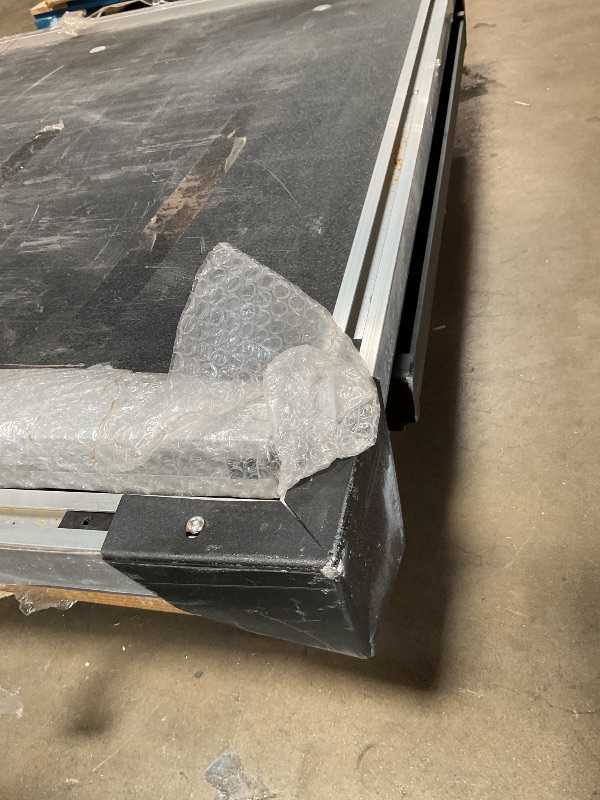 Photo 1 of ** scratches/dirt/rust. Missing corner cap.** **VEVOR Sliding Truck Bed Organizer, 68 x 48-Inch Heavy Duty Truck Bed Storage Drawer with 1000 lbs Capacity, Features 6 Movable Rings for Securing, 2-Postion Slide Out Tray for Pickup Trucks, Black