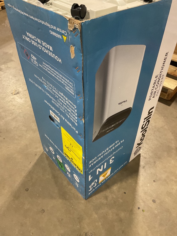 View 6 of 14,000 BTU Portable Air Conditioner Cools Up to 700 Sq.Ft, Auto-Evaporation Low Noise Portable AC Unit with APP & Remote Control for Large Room, Office, Garage, White