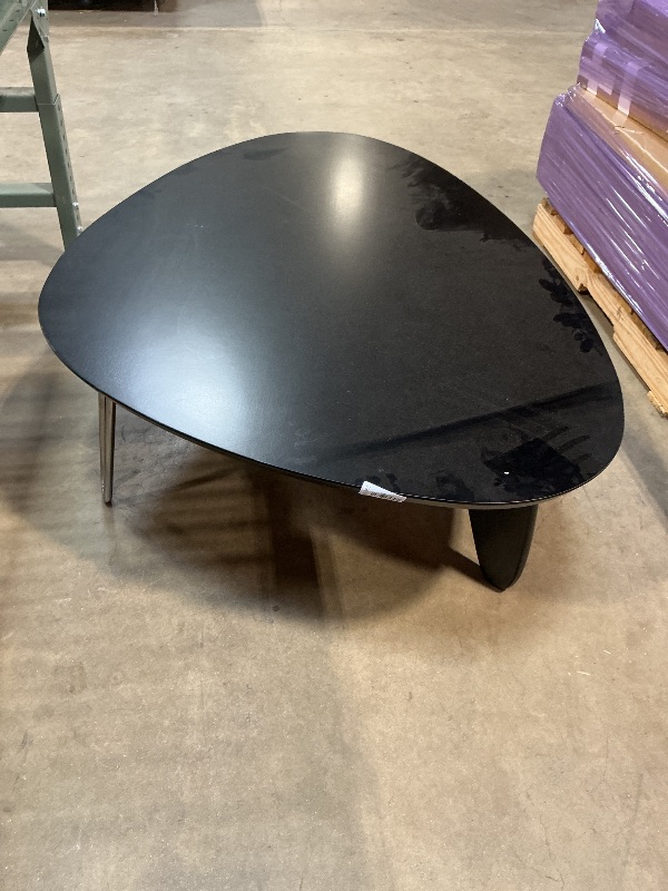 Photo 1 of **dirt/scratches**Designers Reproduction Isanogchi Ladder Coffee Table, Low Table, Center Table, Living Table, Scandinavian Furniture, Mid-Century, Stylish, Modern, Black, Matte, Chic, Heavy, Interior Furniture