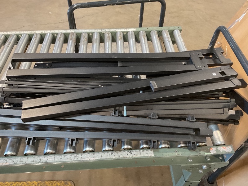 Photo 1 of *** PICTURE FOR REFERENCE ONLY/USED/UNKNOWN MISSING PARTS AND HARDWARE***14 inch King Size Bed Frame with Round Corner Legs Mattress Slide Stopper,3500 lbs Heavy Duty Metal Platform,Steel Slat Support,No Box Spring Needed,Easy Assembly,Noise Free