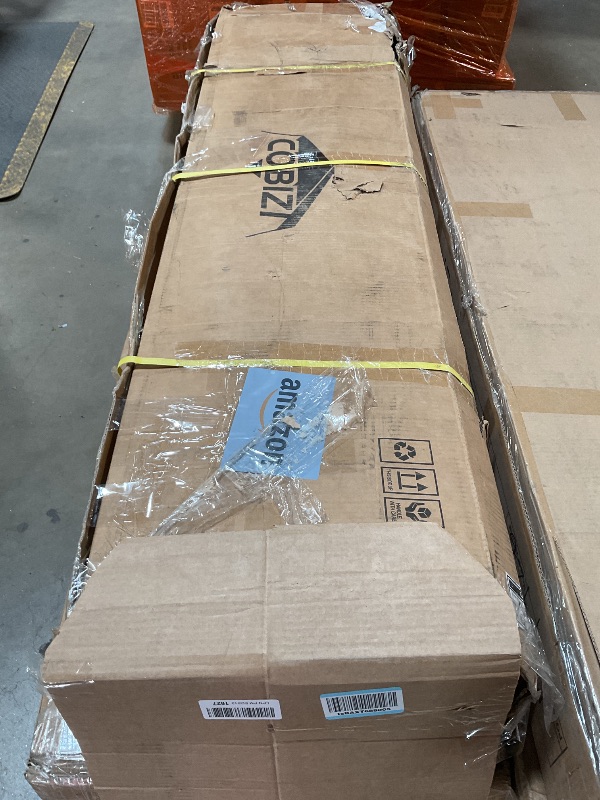 Photo 1 of *** USED/MINOR DAMAGE/UNKNOWN MISSING HARDWARE OR PIECES***COBIZI 10x20 Heavy Duty Pop up Canopy Tent with 6 sidewalls Easy Up Commercial Outdoor Wedding Party Tents for Parties All Season Wind & Waterproof Gazebo Roller Bag, White(Frame Thickened)